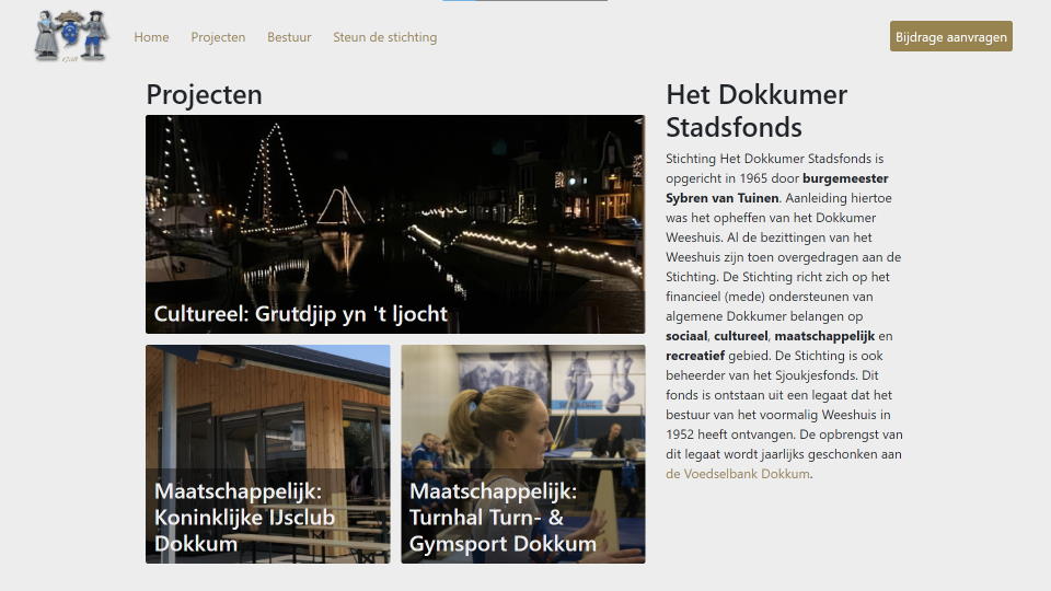 Project Stichting het Dokkumer Stadsfonds